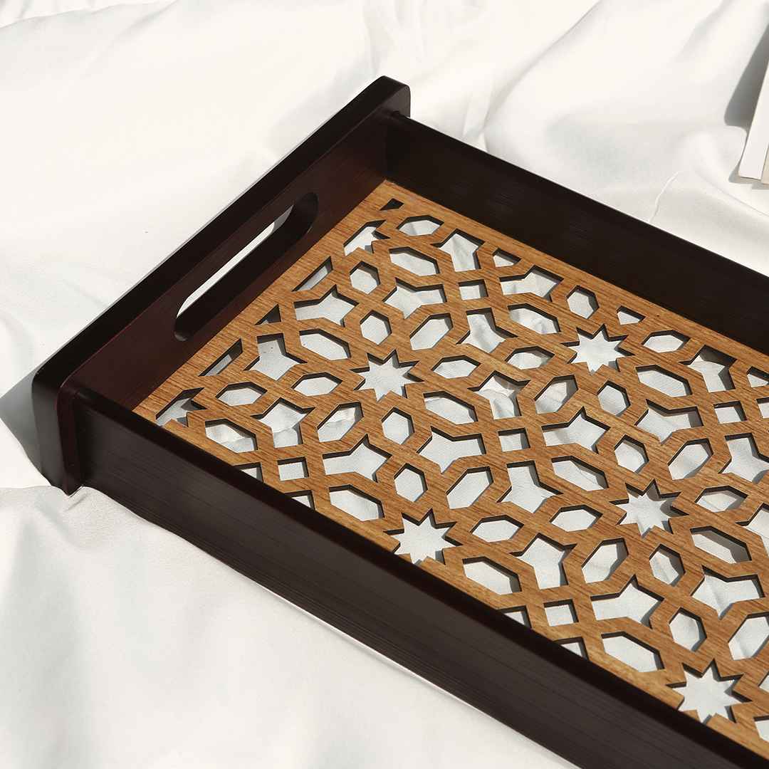 Casablanca Ornamental Tile Glass Tray -Small - Image 8