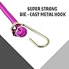 Multipurpose Flexible Bungee High Tension Stretchable Elastic Rope with Hook for Cloth Hanging Drying Packing Luggage Strap Wrapping Bike Luggage with 6 ft Elastic Bungee Cord Bungee Rope 15 MM - Image 4